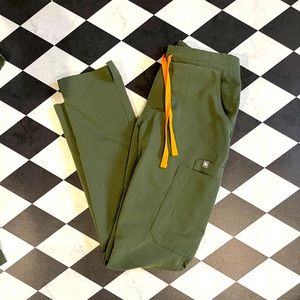 FIGS XXS Regular Yola Skinny Scrub Pant Moss